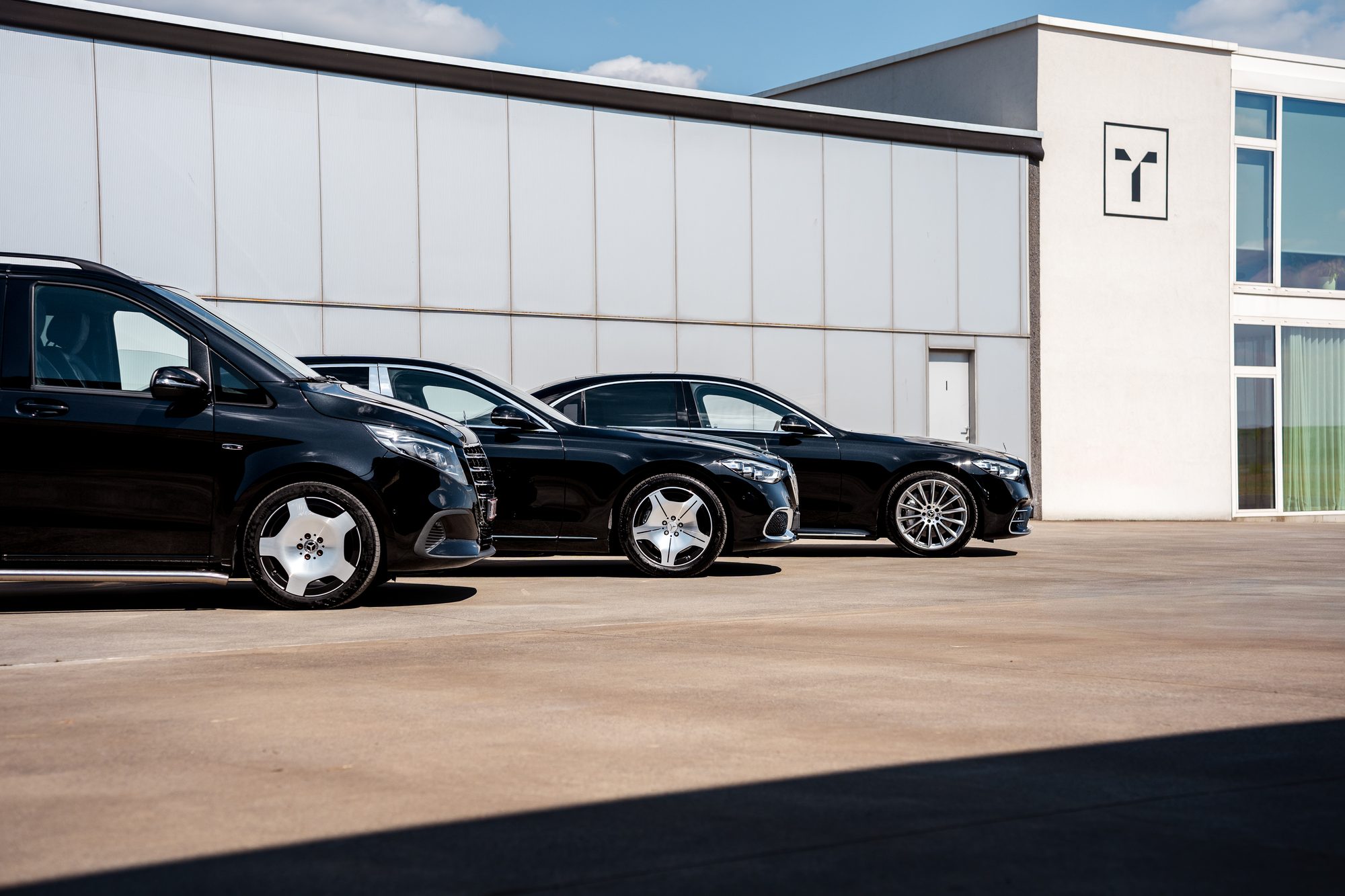 Het wagenpark van Snel Luxury Transport